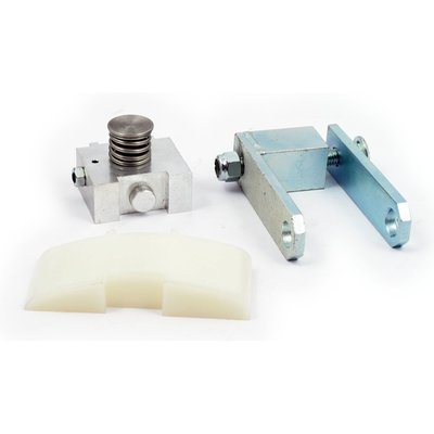 Hydraulic operated for automatic chain tension adjustments. Offers quieter operation, less maintenance and longer chain life.
Note: A replacement lining is available as 508811.