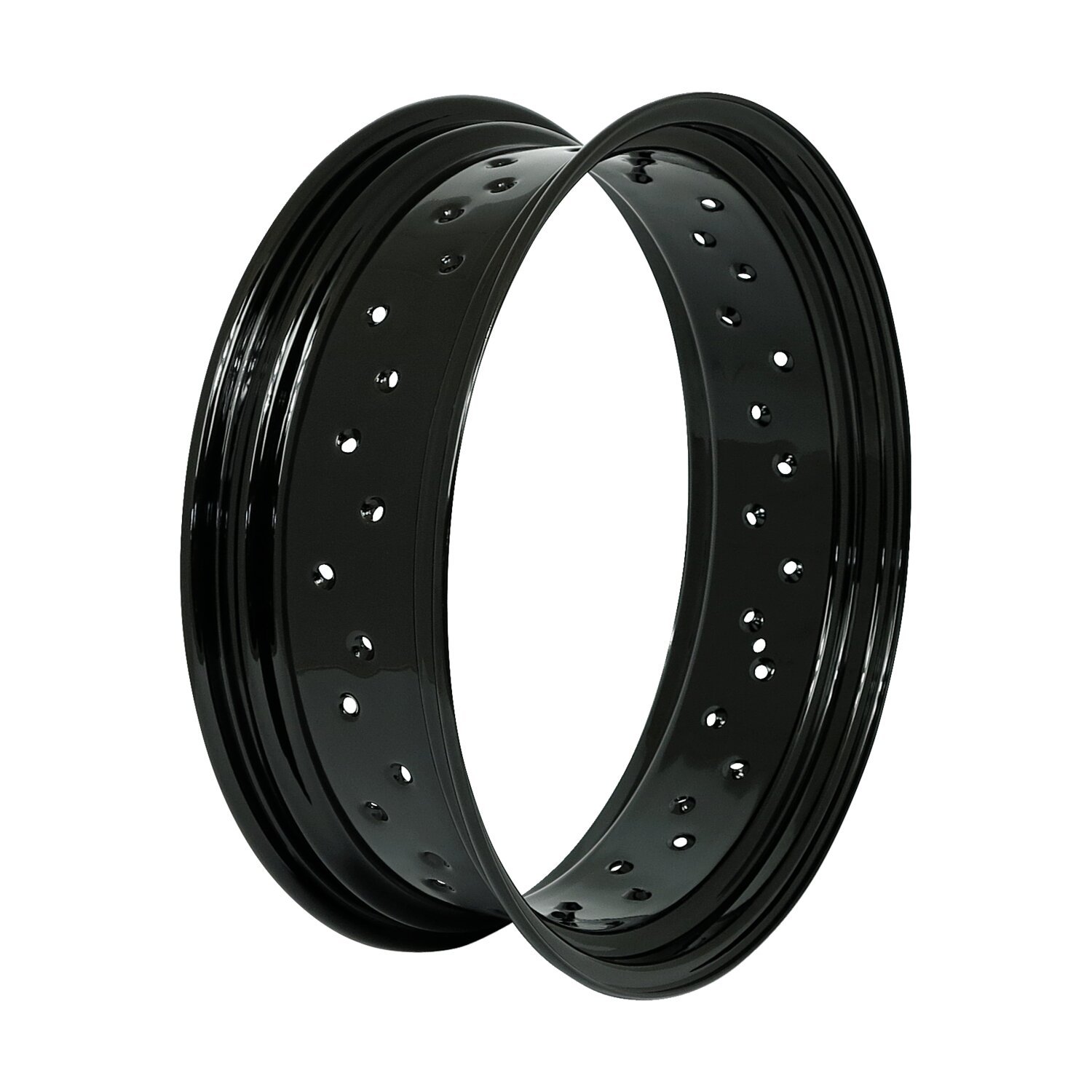 Dropcenter rim, 5.50 x 18, Black, Gloss