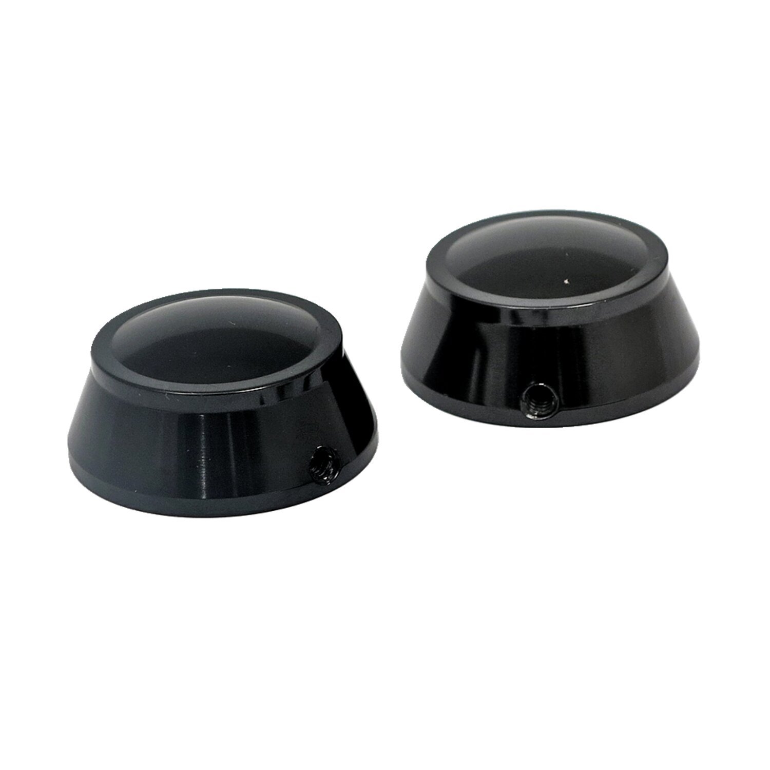 Swingarm pivot bolt cover set, Black