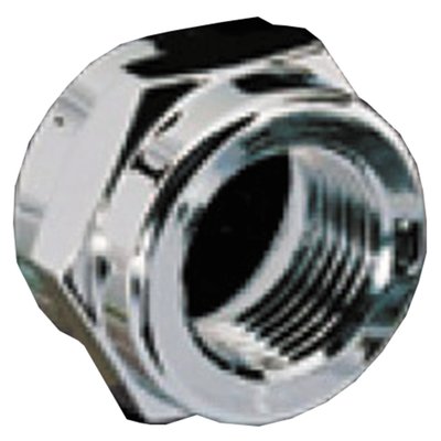 Chrome; Used to install early 3/8 NPT threaded petcocks to late 22mm threaded fuel tanks
Note: It is advised to use PTFE tape for a perfect seal