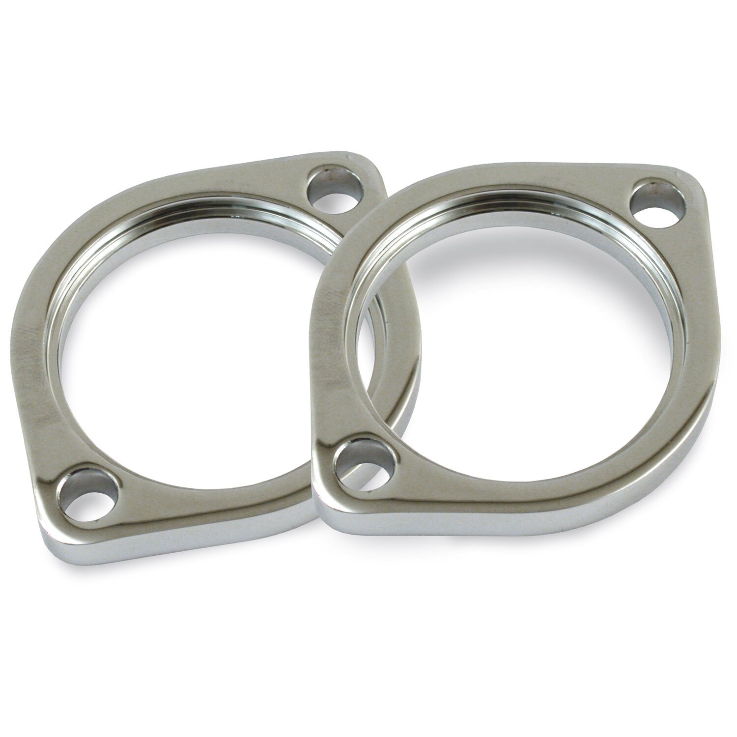 Flange, exhaust pipe 84-03/17-up 'early style, Chrome