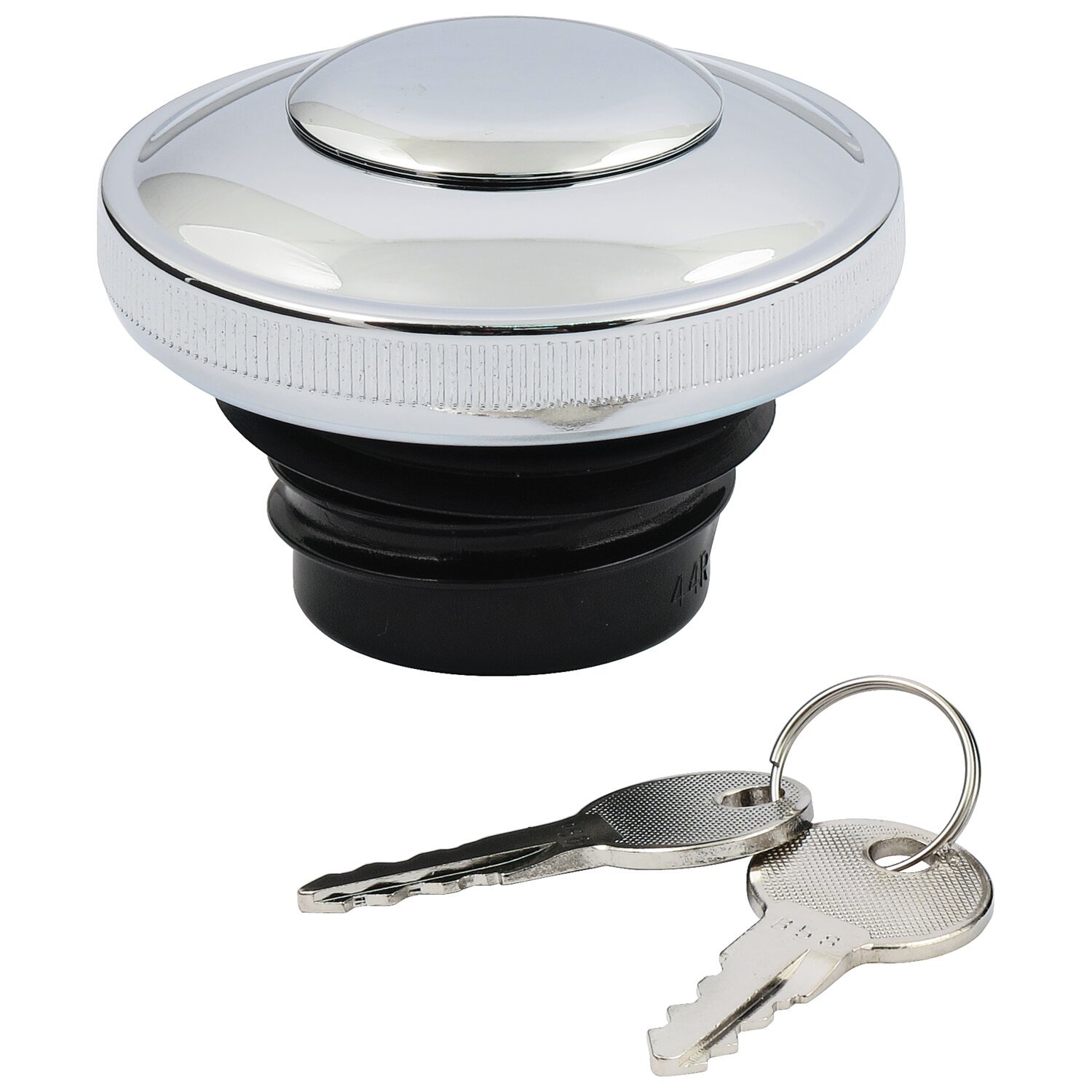 Gas cap vented with lock, Chrome