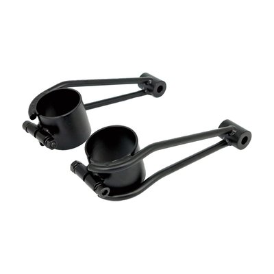 Black painted steel. Compatible with 900937 (chrome) and 900938 (black with chrome trim ring) Vintage headlamps.