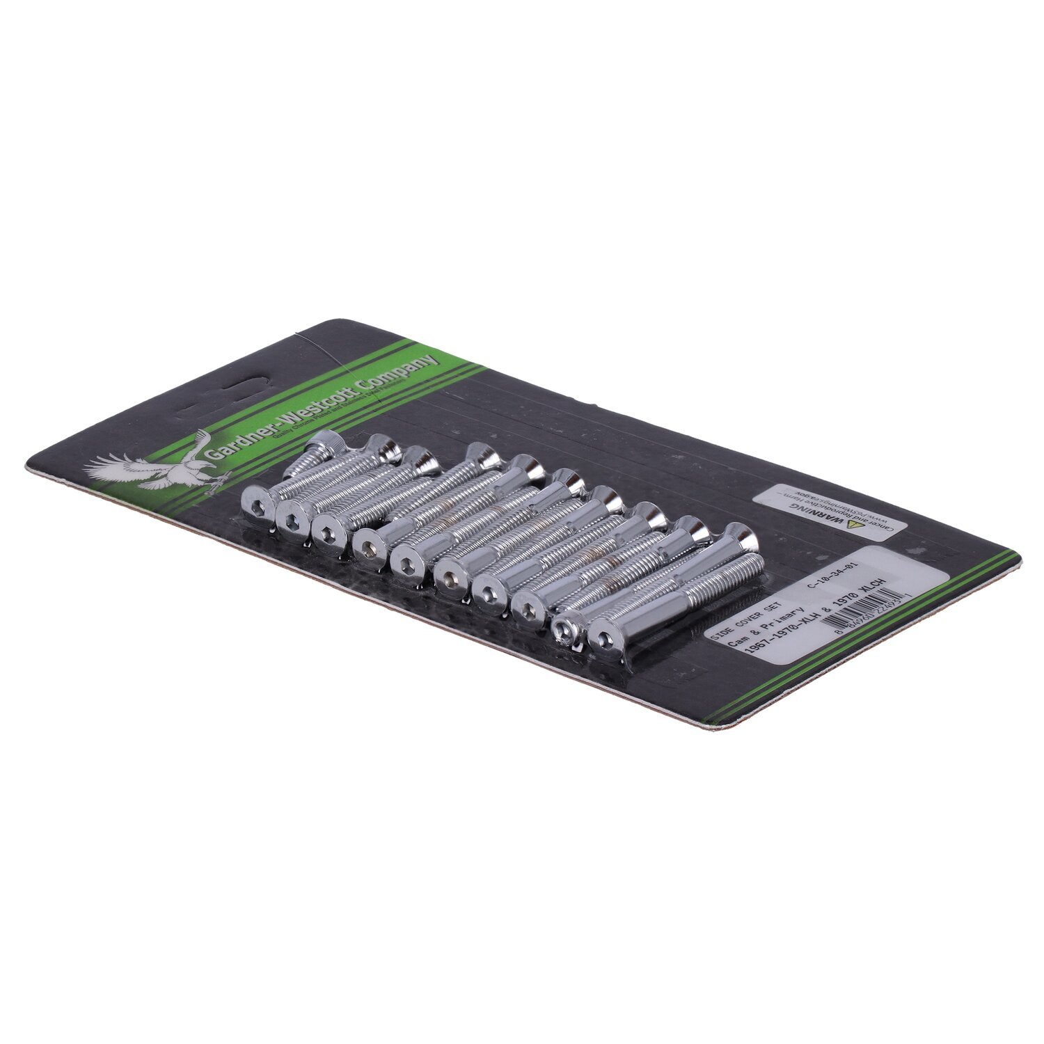 XL side cover mount kit, chrome allen