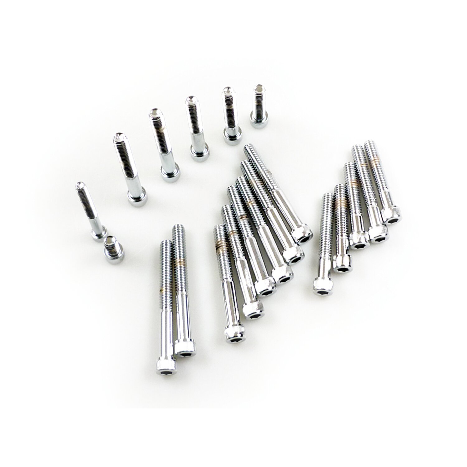 XL side cover mount kit, chrome allen