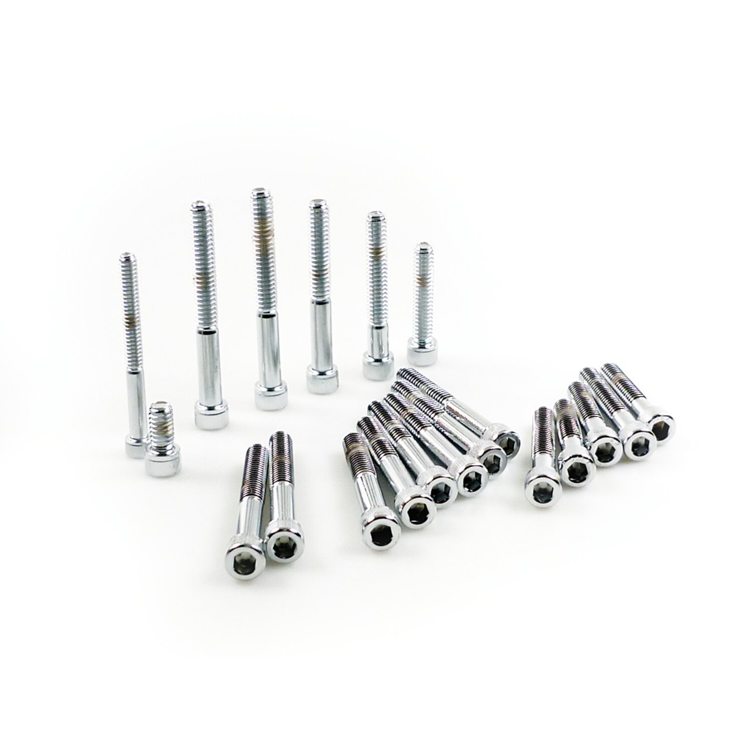 XL side cover mount kit, chrome allen