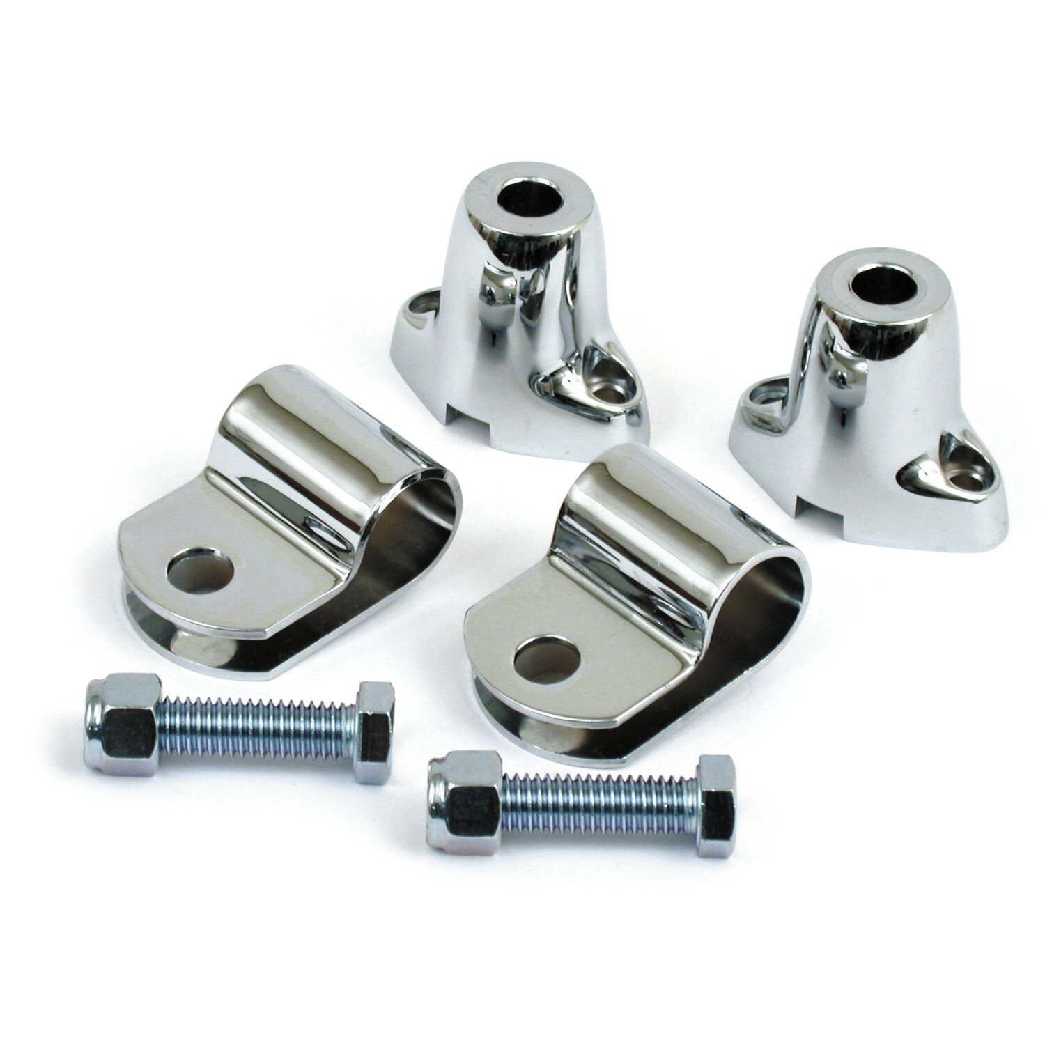 Spotlamp & turn signal mount kit, Chrome