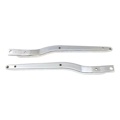 Without turn signal holes. 
Also used when converting FL/FX models to an FXWG rear fender. 