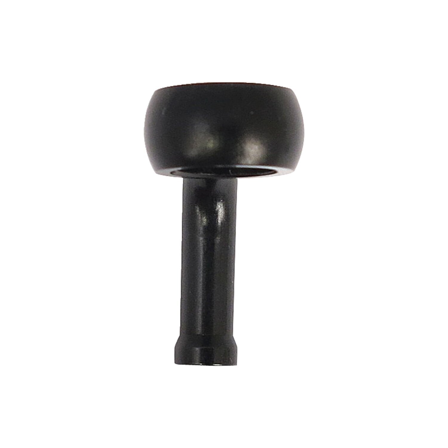TRW Varioflex Banjo fitting black 7/16"-11mm, 90 degree down, Black Anodized