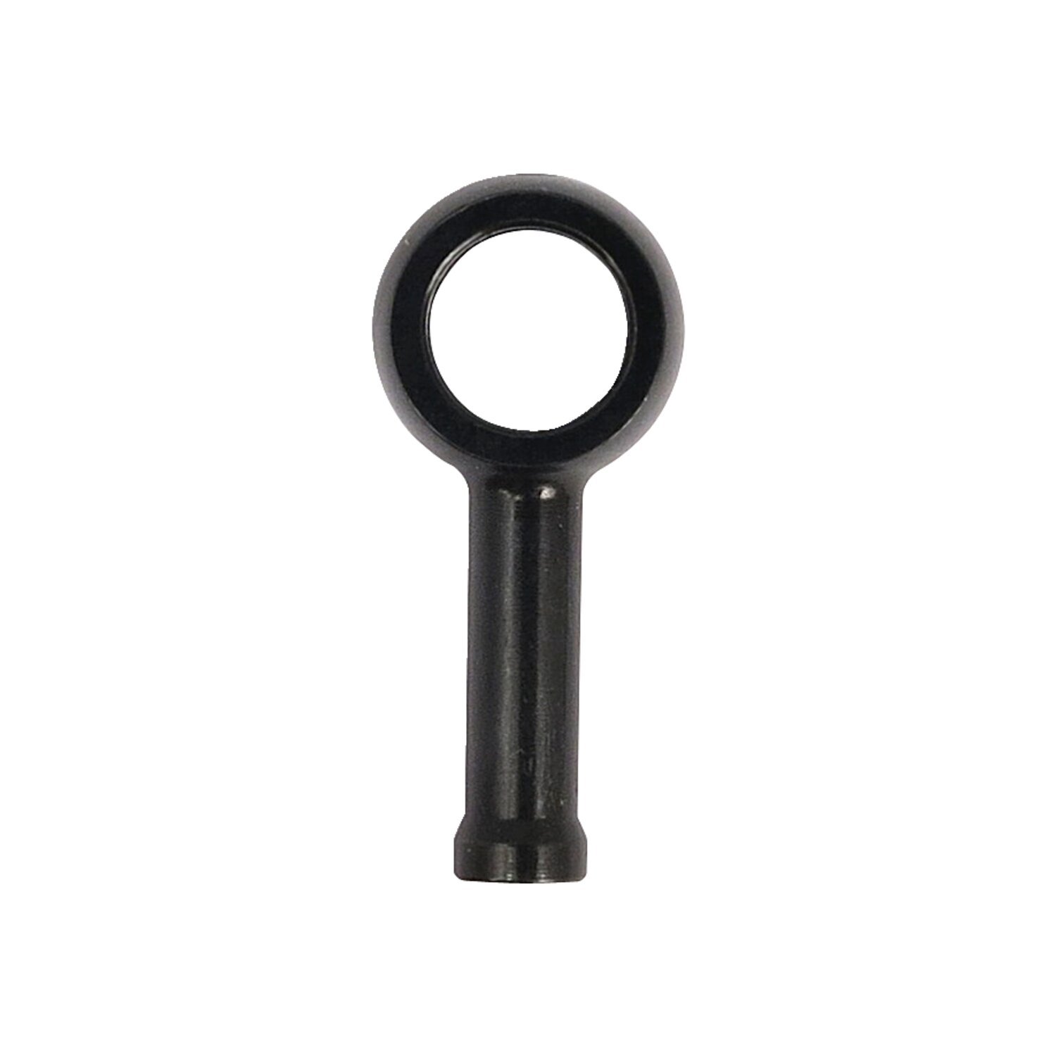 TRW Varioflex Banjo fitting black 7/16"-11mm straight, Black Anodized