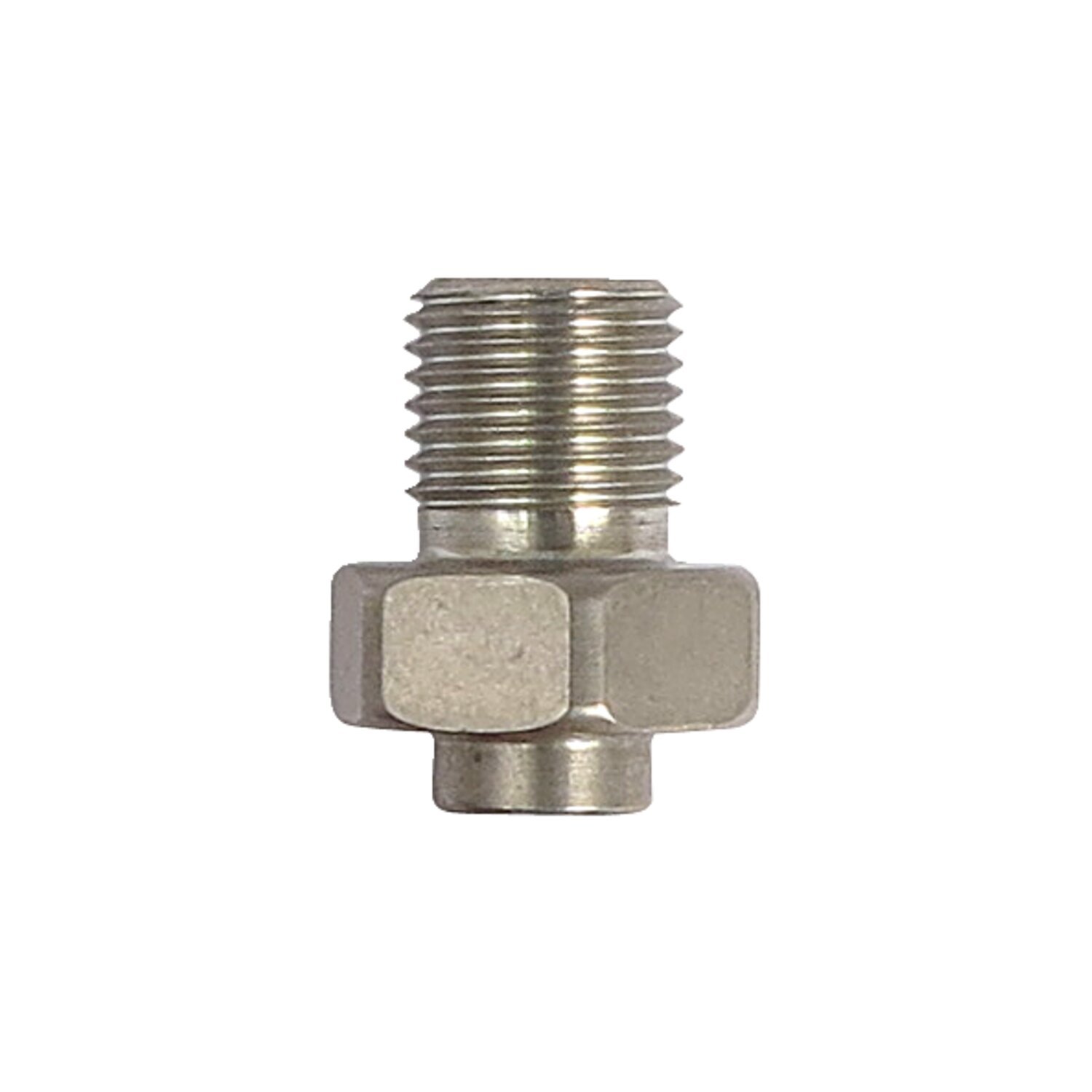 TRW Varioflex brake line connector stainless M10x1.00, Polished