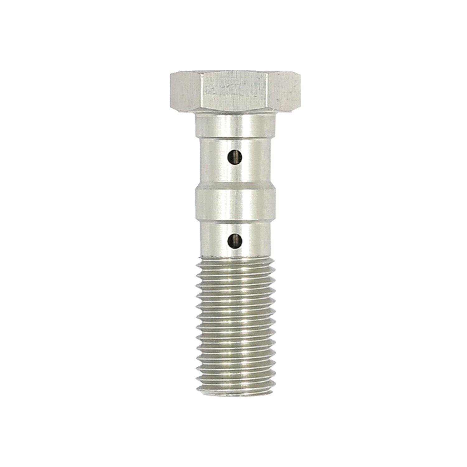 TRW double Banjo Bolt silver anodized M10x1.25