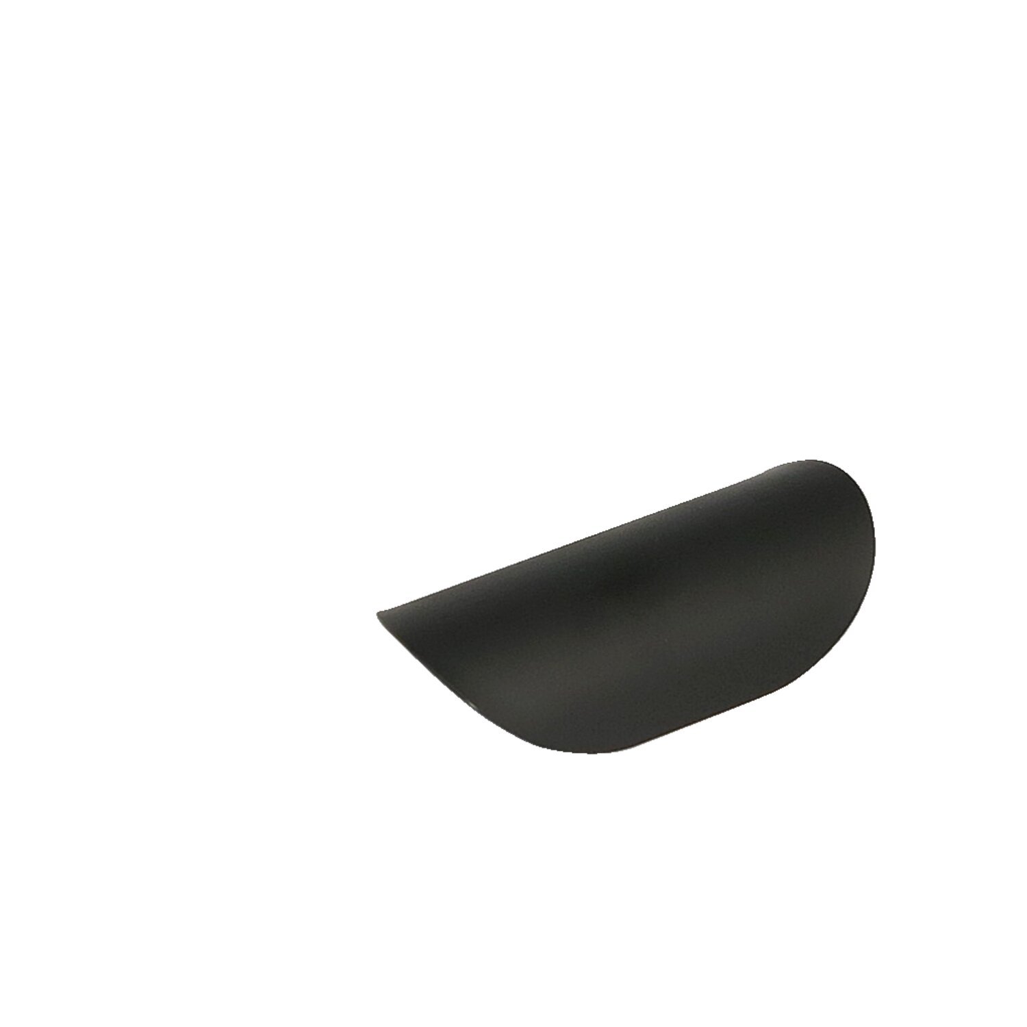 Universal smooth heat shield 4" long, Black