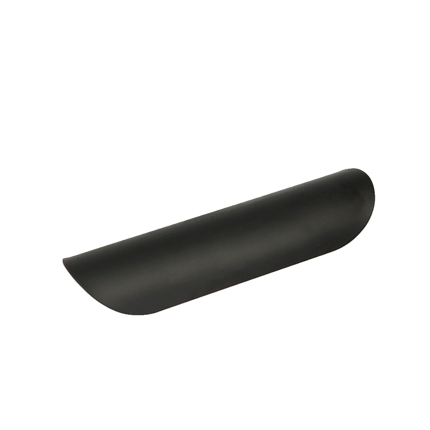 Universal smooth heat shield 7" long, Black