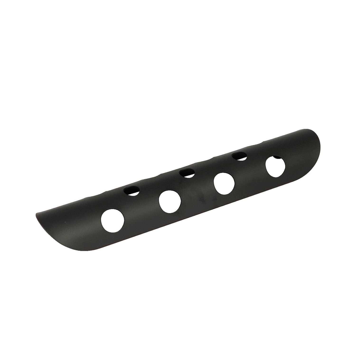 Universal bullet hole heat shield 10" long, Black