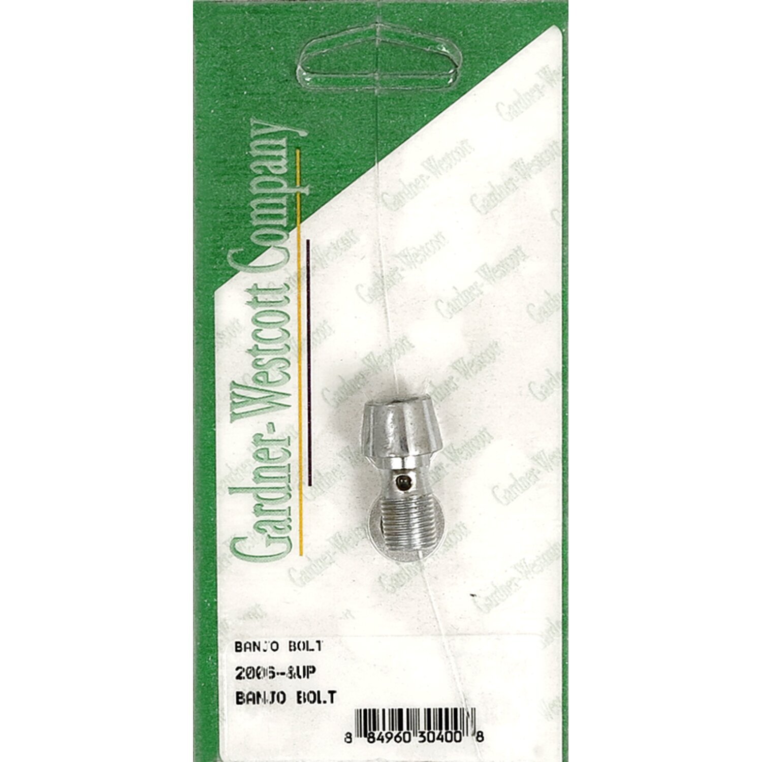 Brake banjo bolt tapered allenhead M10x1.00, Chrome