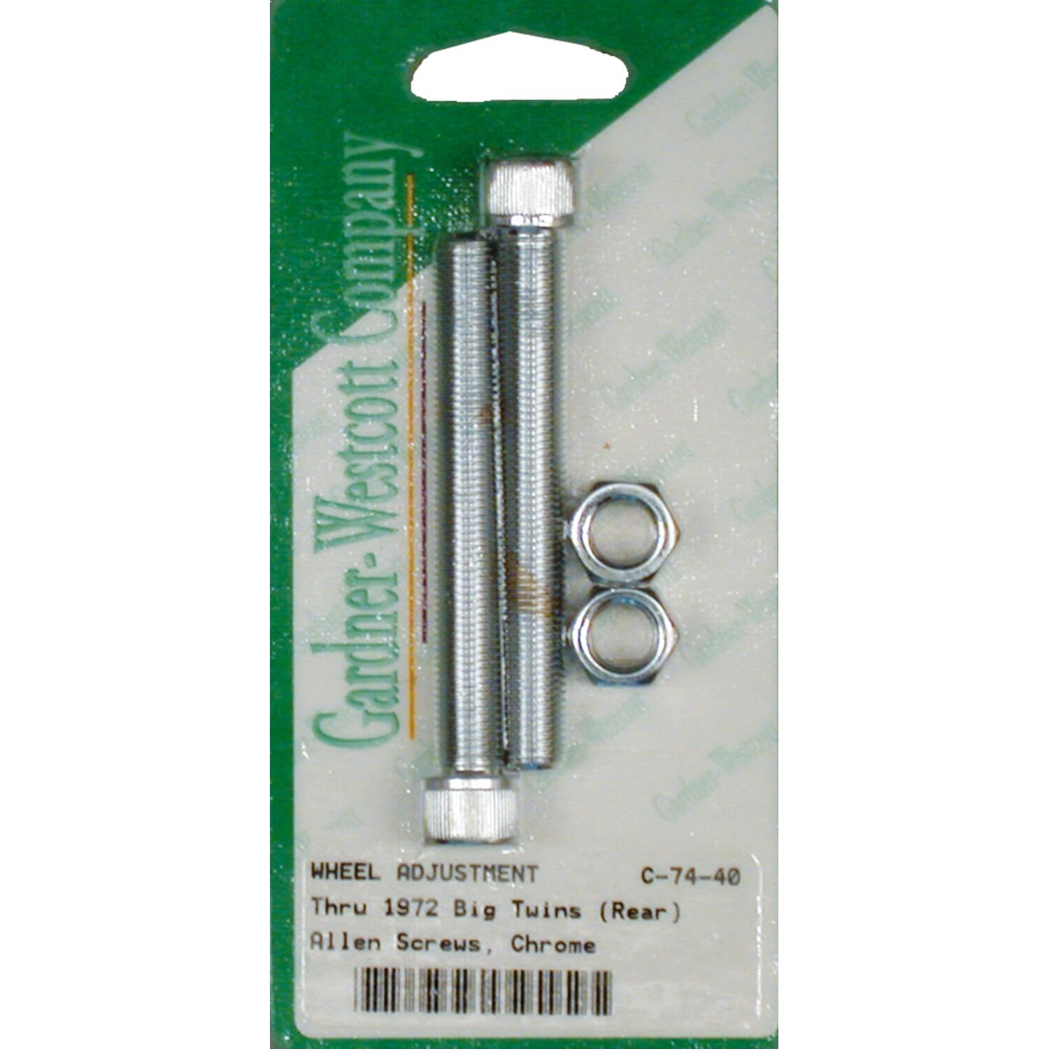 Wheel adjusters, allen bolt