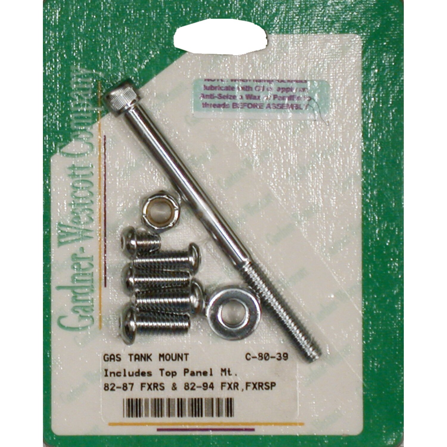 Gardner-Westcott, gas tank & tank panel mount kit. Allen