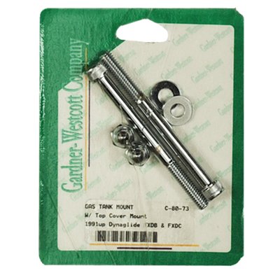 Fuel tank mount kit with chrome plated Allen head bolts. 
Includes dash panel mounts. 
Replaces amongst others 3427 + 3530 bolts. 