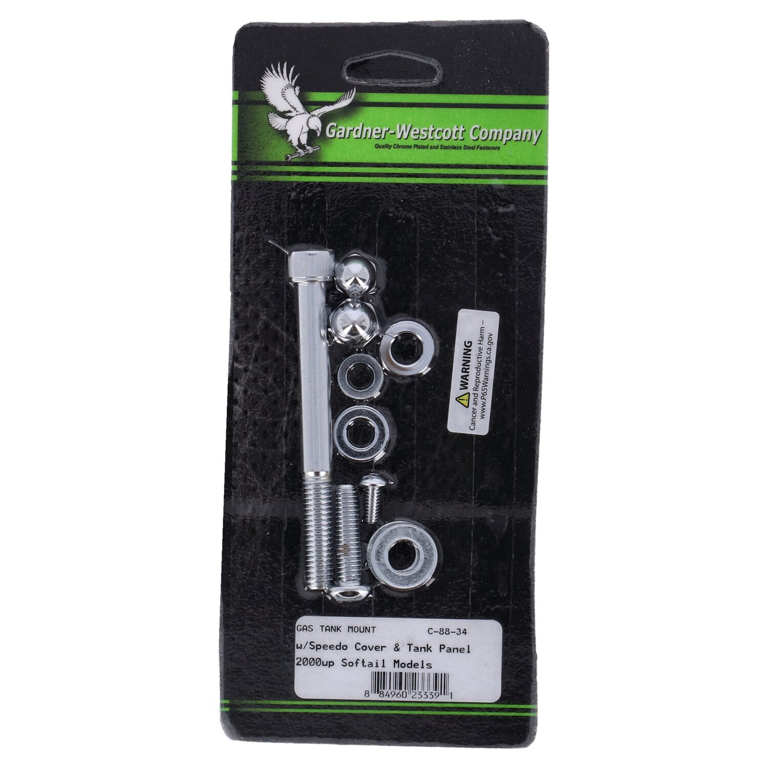 Gardner-Westcott, gas tank mount kit. Allen, Chrome
