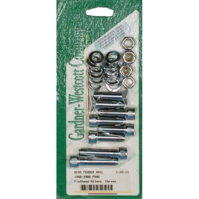 Used to mount fender struts to frame and fender to strut.