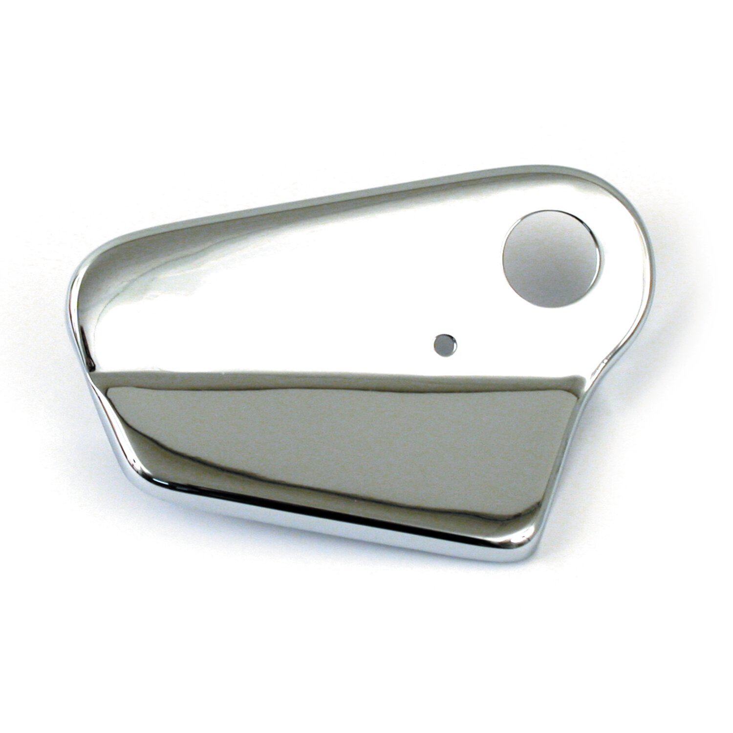 Shifter cover, Silver, Chrome