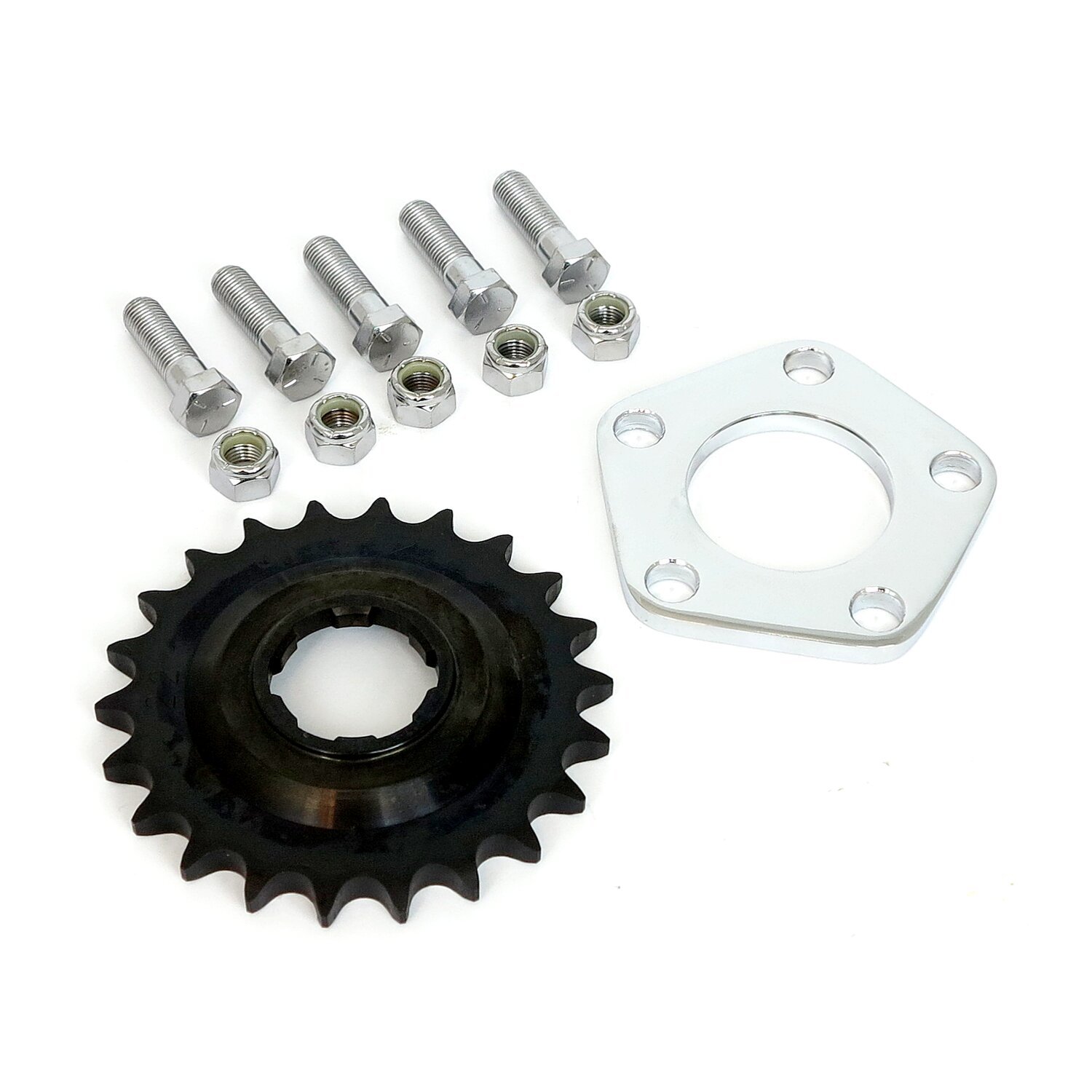 1/4inch offset sprocket & spacer kit 22t