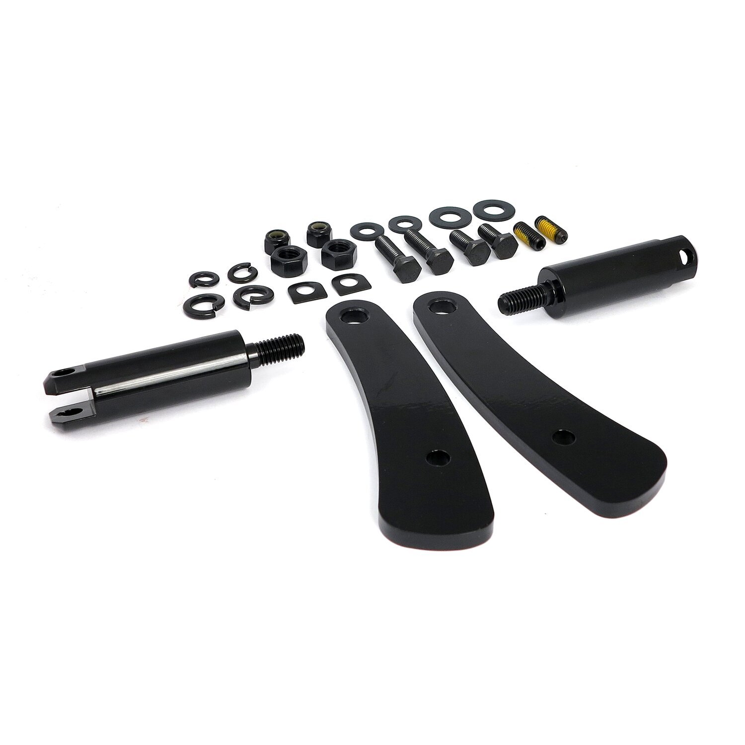 Adjustable Dyna highway peg mount kit, Black