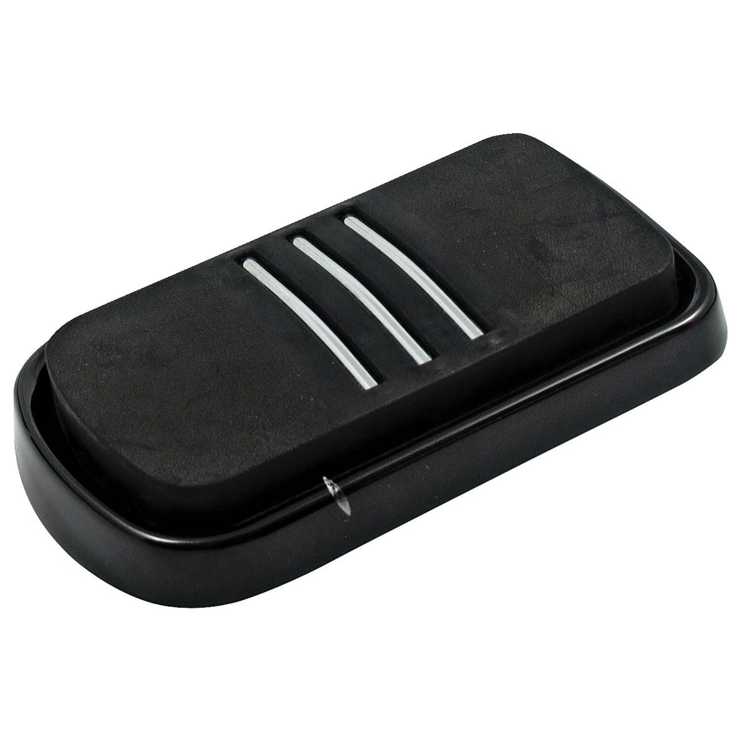 Brake pedal pad, Tri-Rail, Black