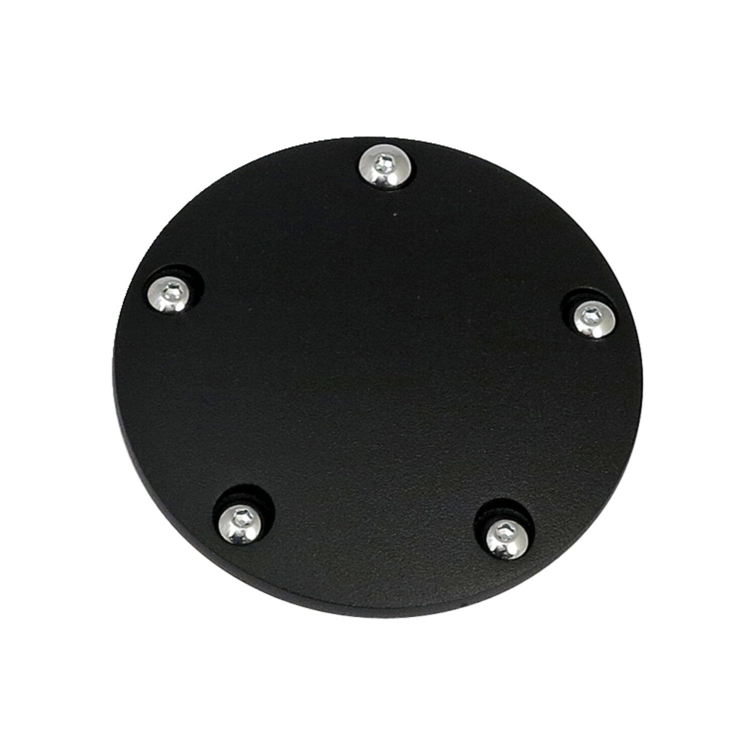 Point cover domed, Black, Wrinkle