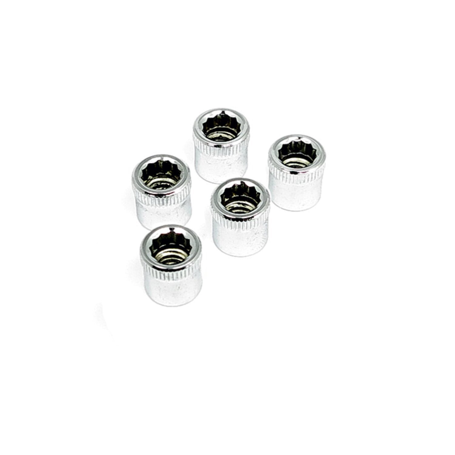3/8-24 chrome allen nut, Silver