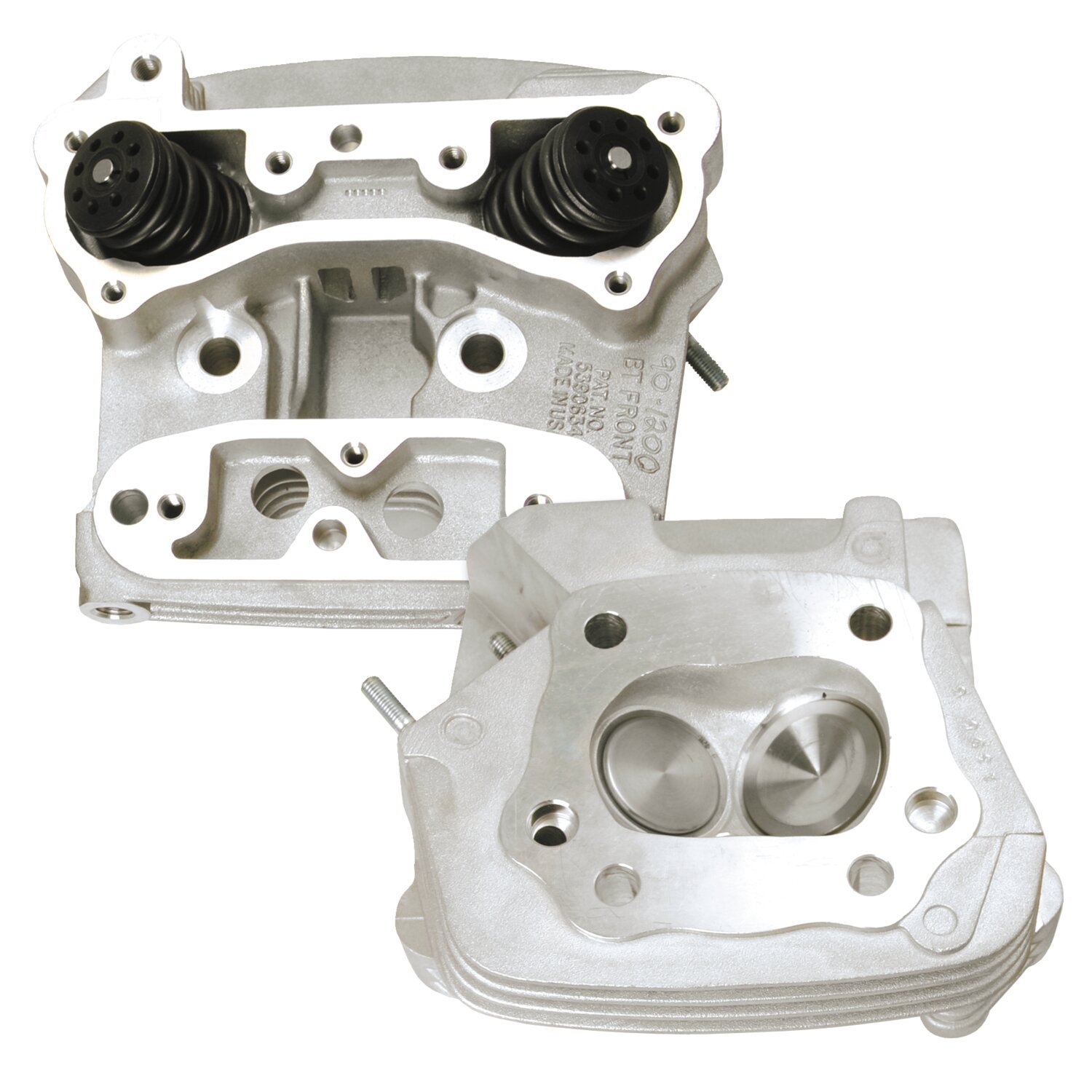 S&S, SuperStock Evo cyl. head kit, natural, Raw