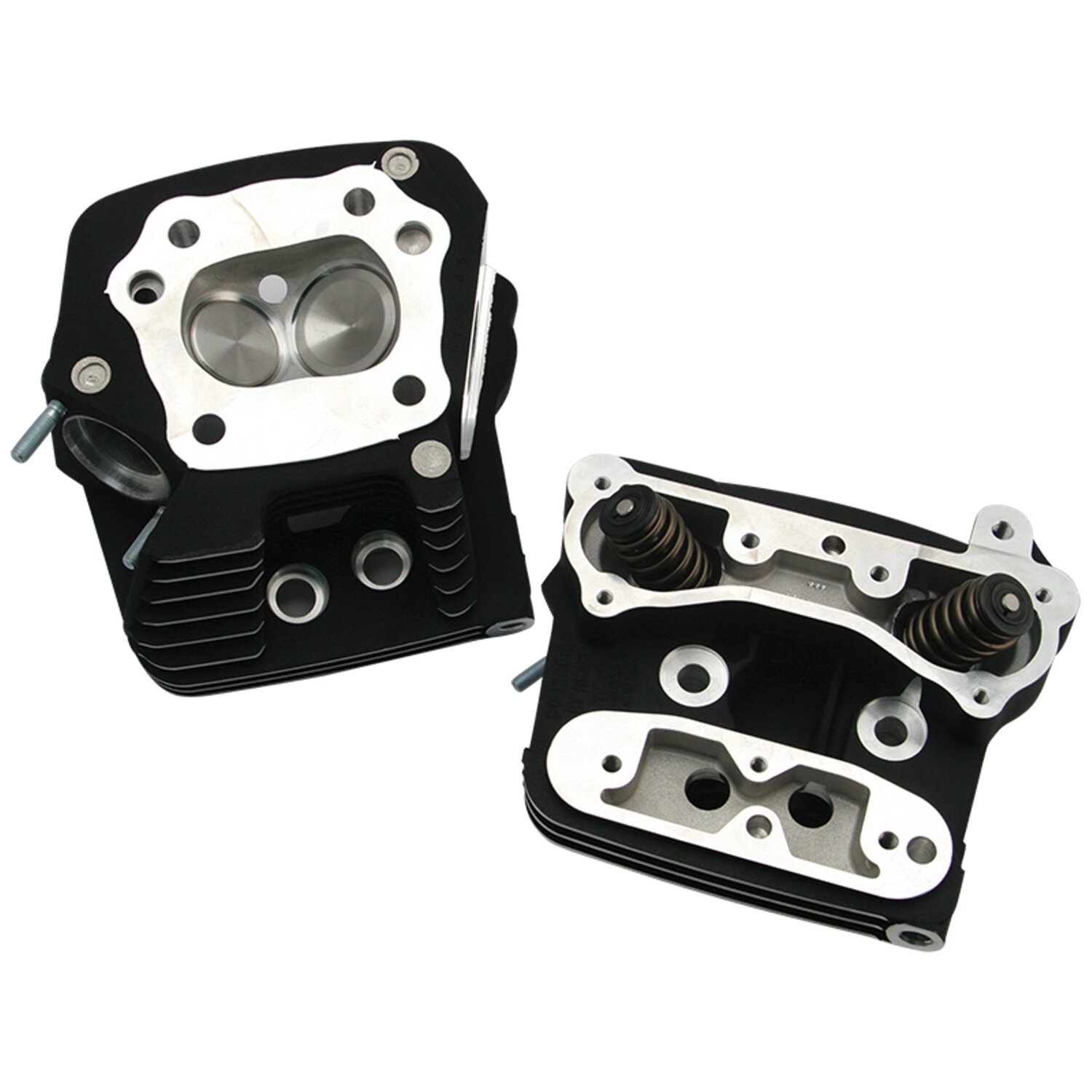 S&S, SuperStock Evo cyl. head kit, Black, Matte