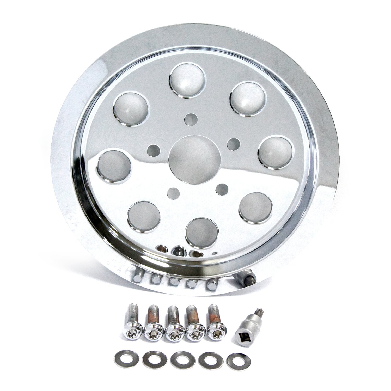 Pulley cover, holes (61t