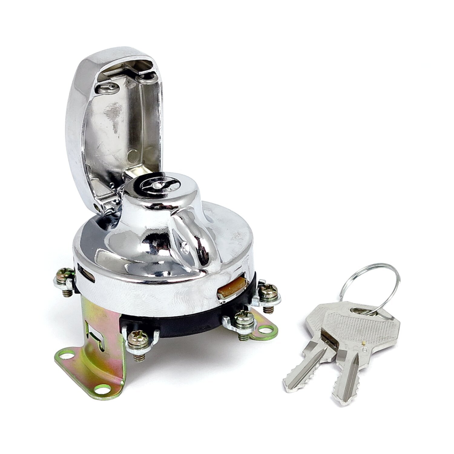 FL style ignition switch. 5-pole, flat key
