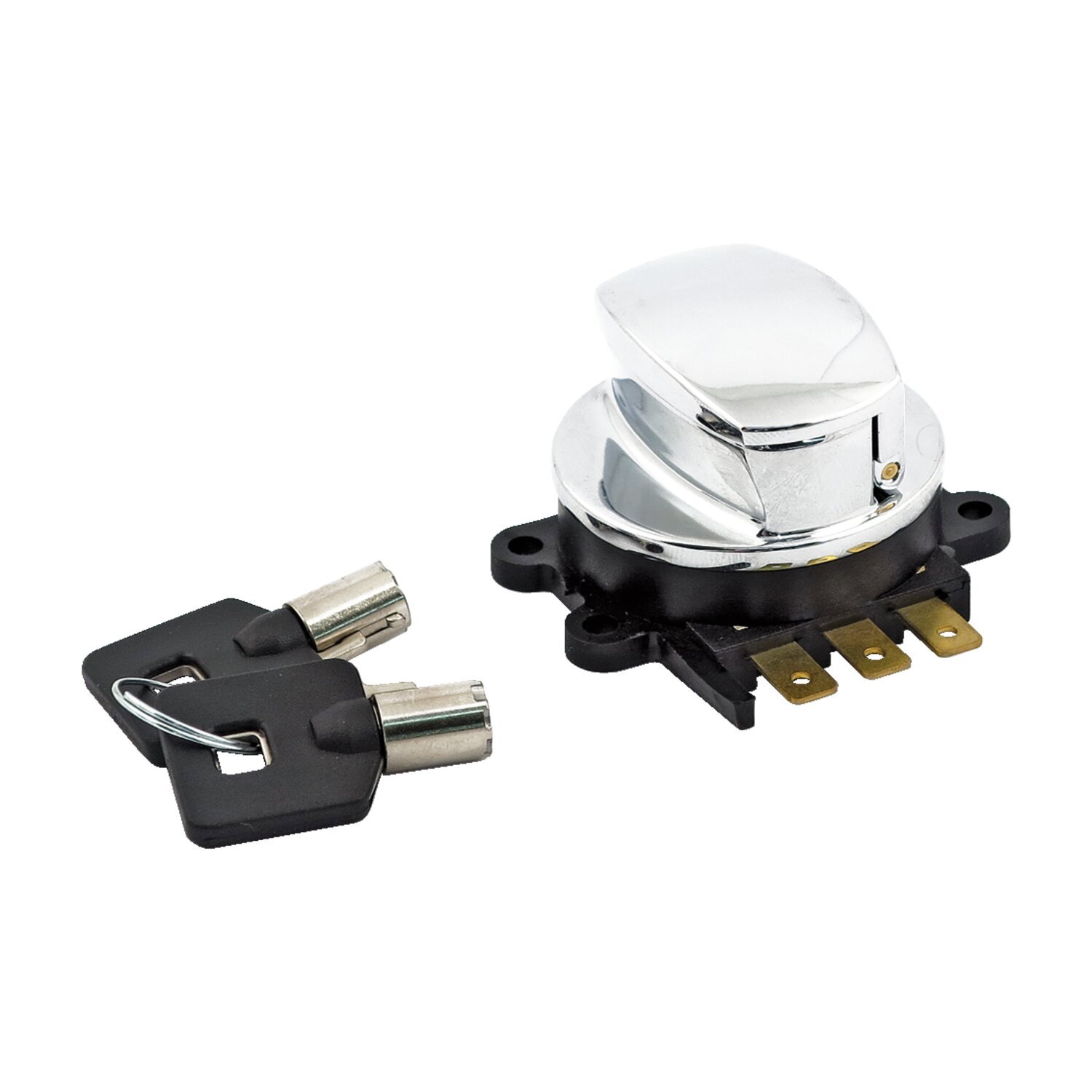 96-up ignition switch, side hinge type, Chrome