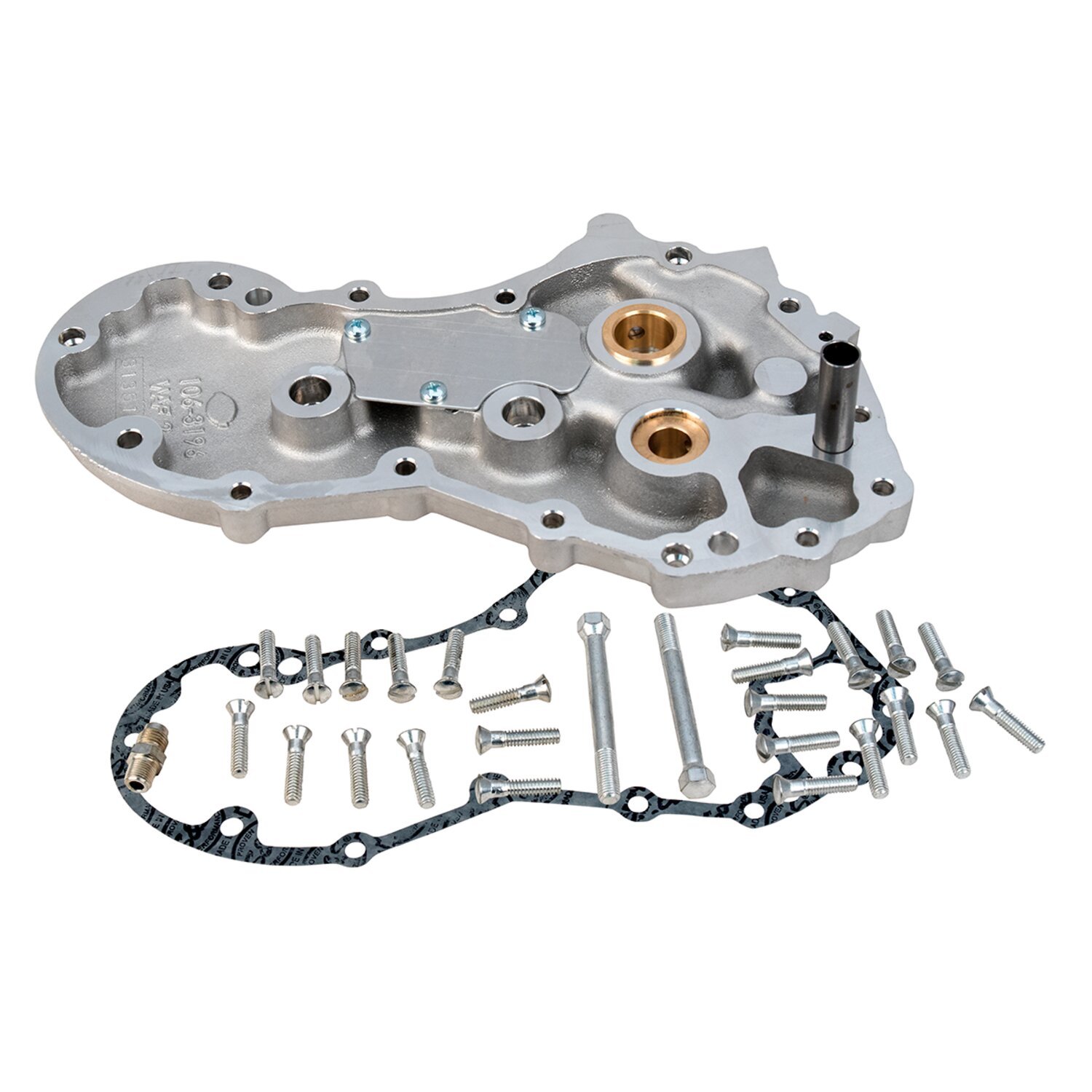 S&S, 40-47 generator cam cover kit. For S&S cases, Brushed