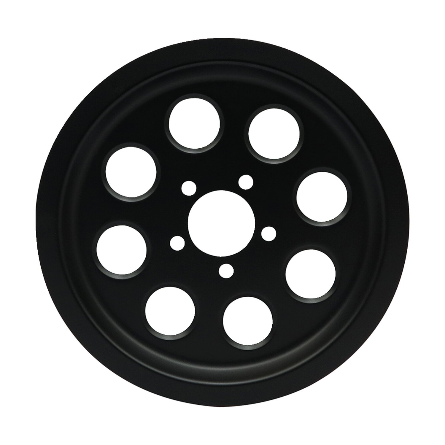 Pulley cover, holes (70t, storm grey black tracker, Matte