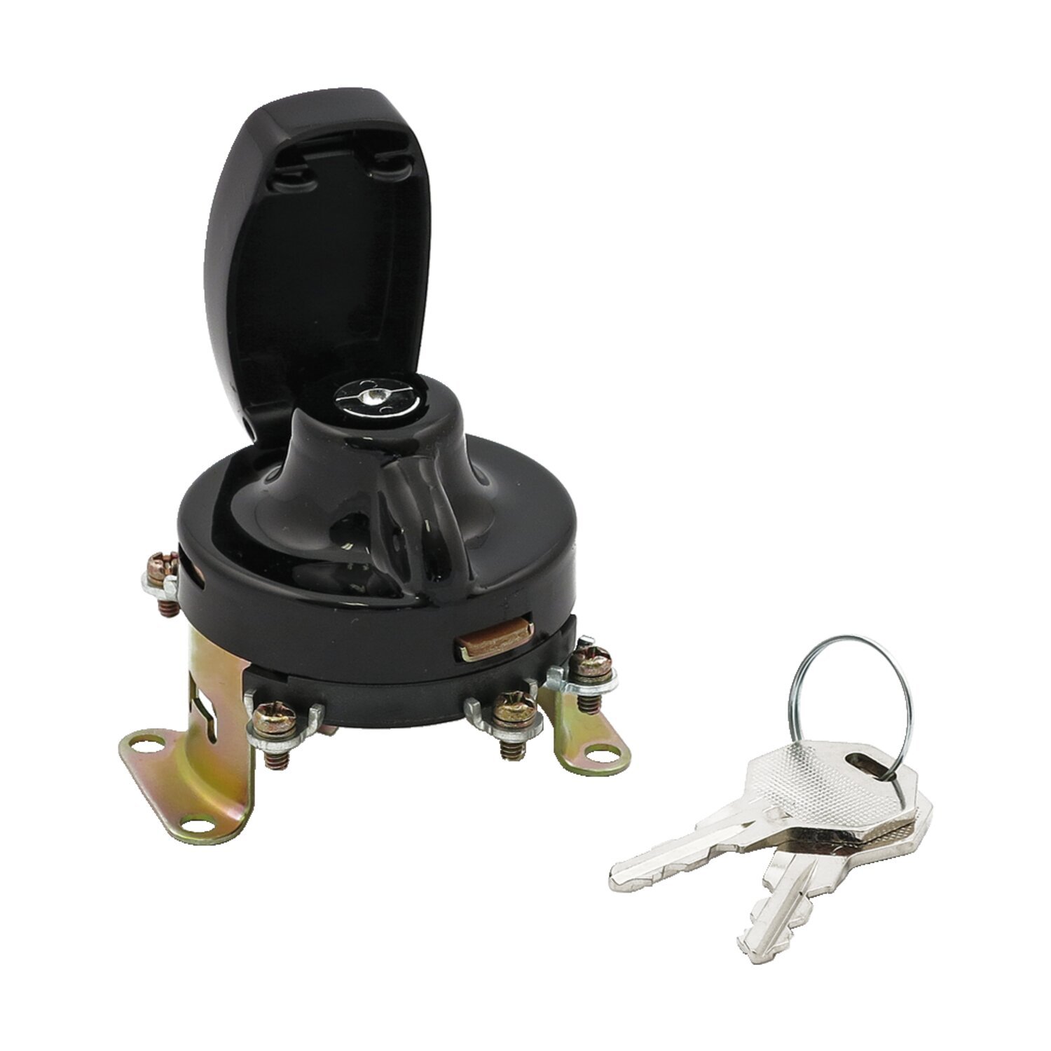 FL style ignition switch. 5-pole, flat key