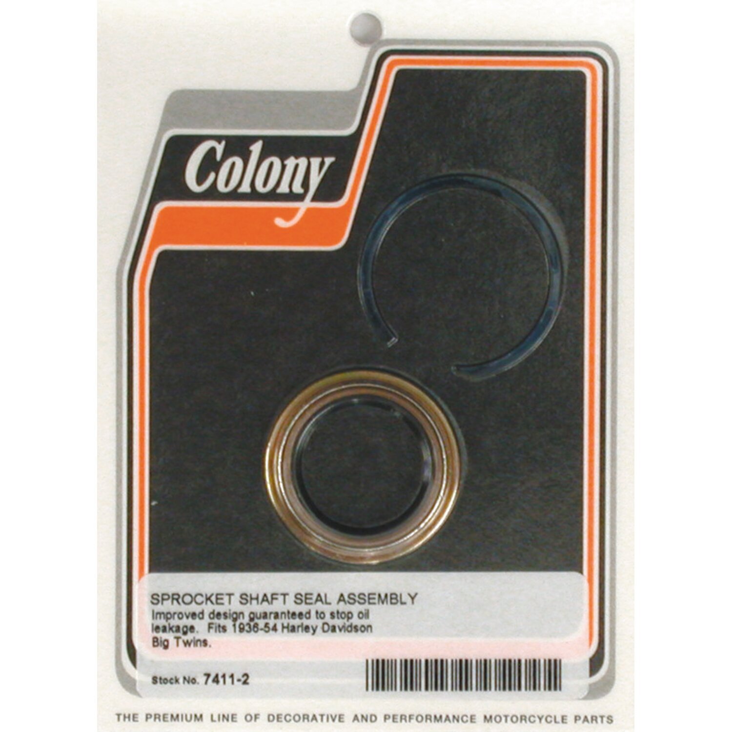 Colony, sprocket shaft oil seal