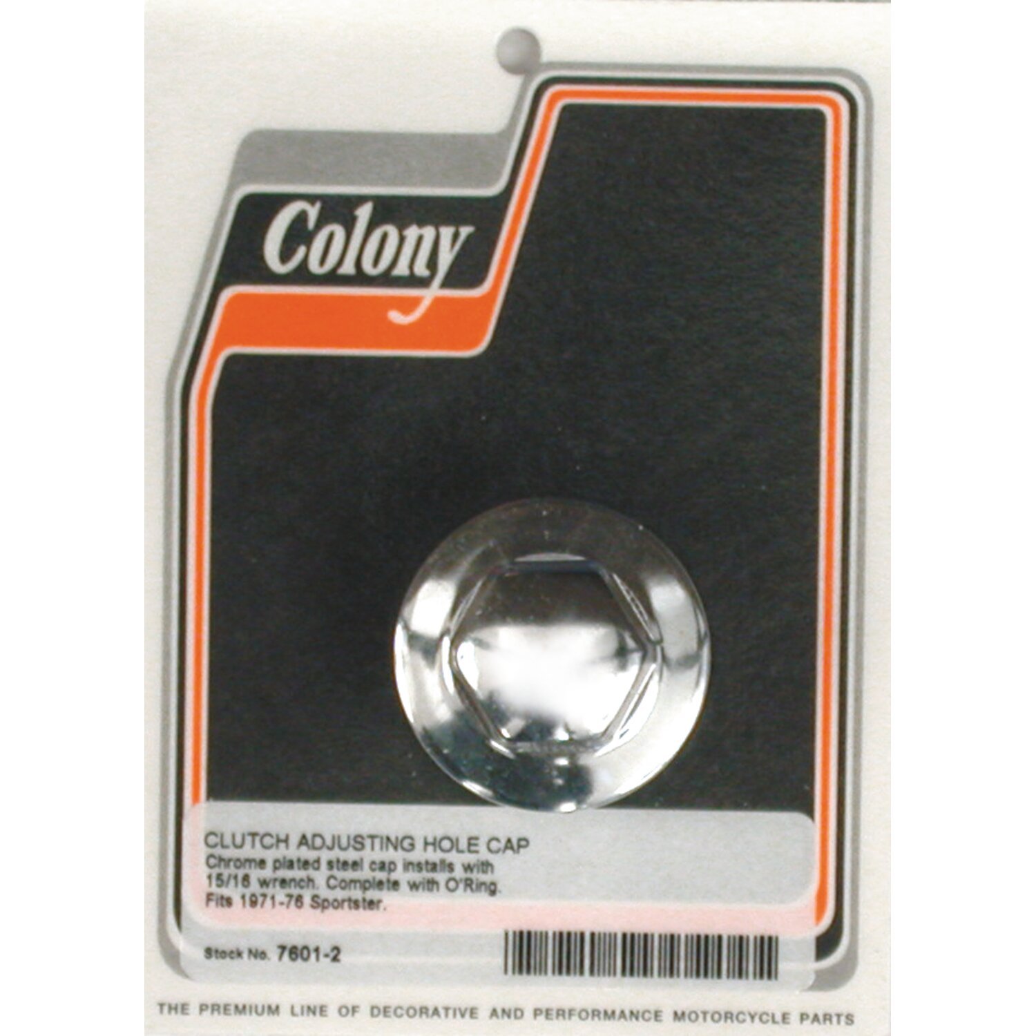 Colony XL clutch adj. Plug, hex, Chrome
