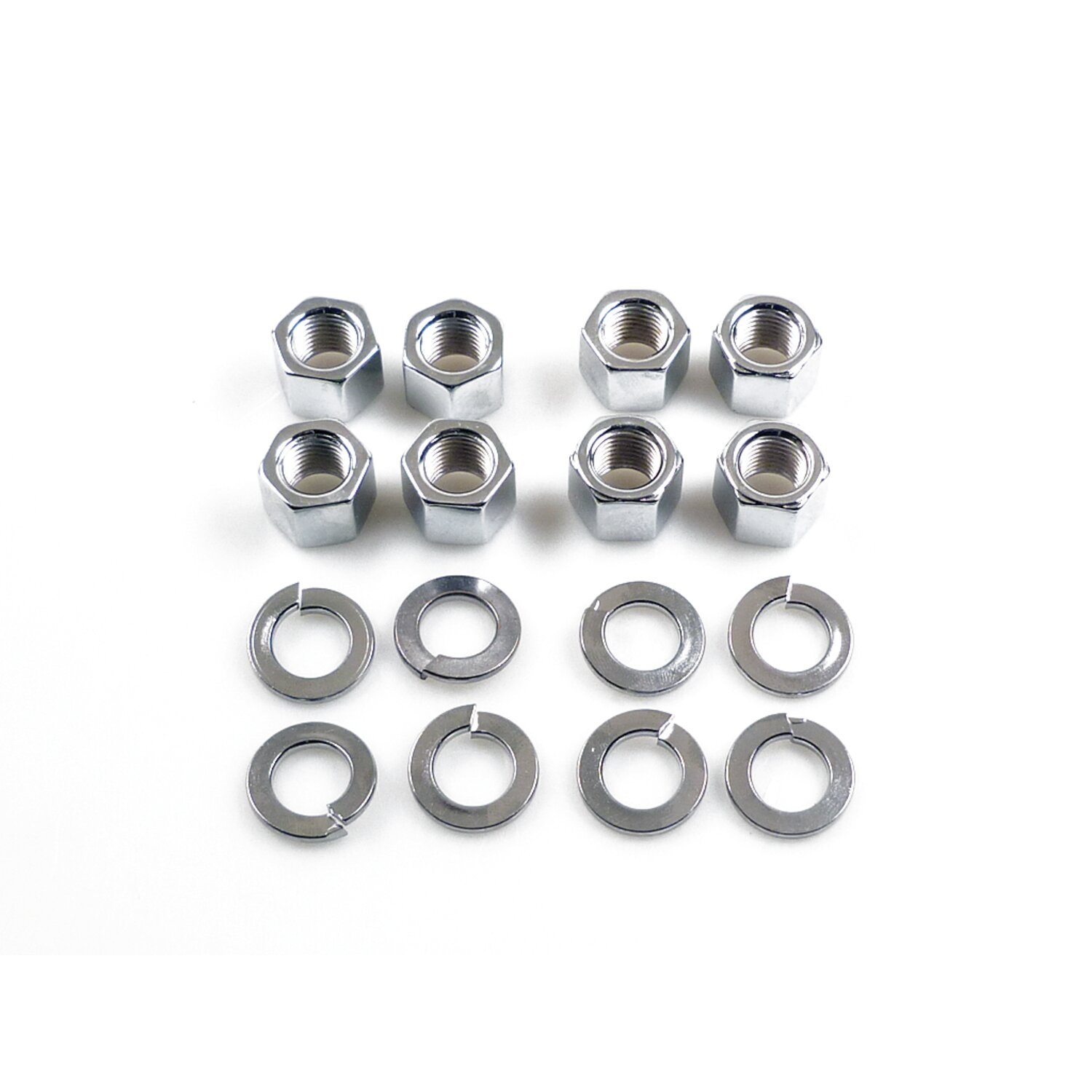 Colony cyl base nut kit, Chrome