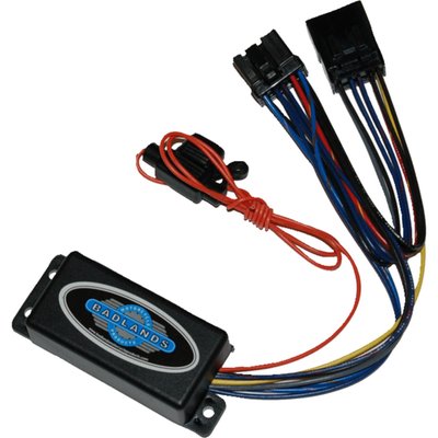 - Gives running light and brakelight function to rear turn signals
- Maintains turn signal function
- Load equalizer is built-in allowing the module to work with stock or any custom turn signals
- Plug 'n Play installation
Note: Module will work with CAN-bus controlled bikes only.
