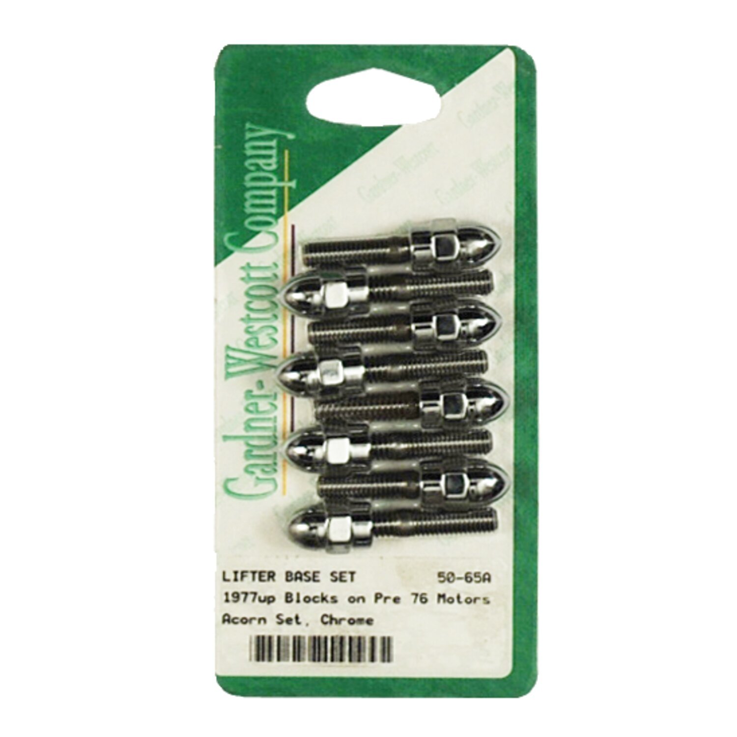 GW, tappet block mount kit. Acorn, Chrome