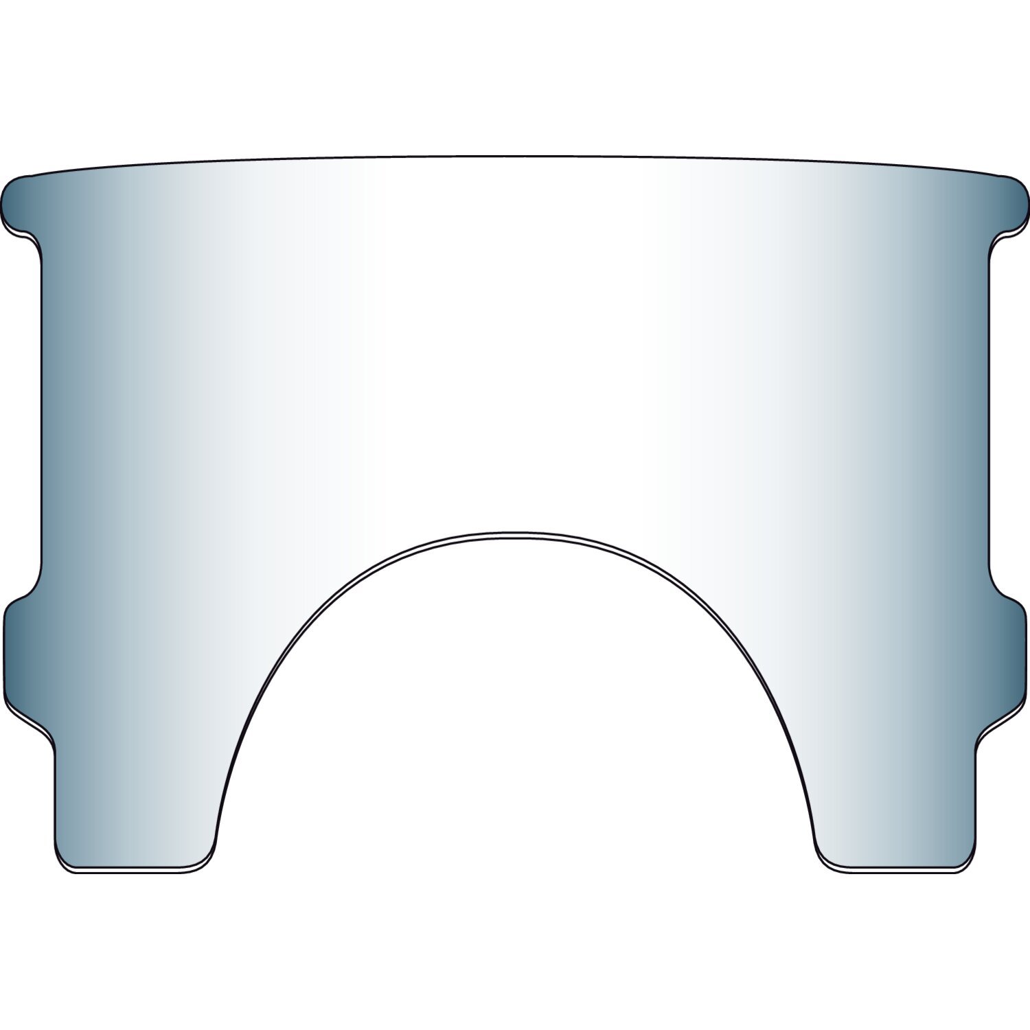National Cycle, repl. adj. lower window (style A, clear