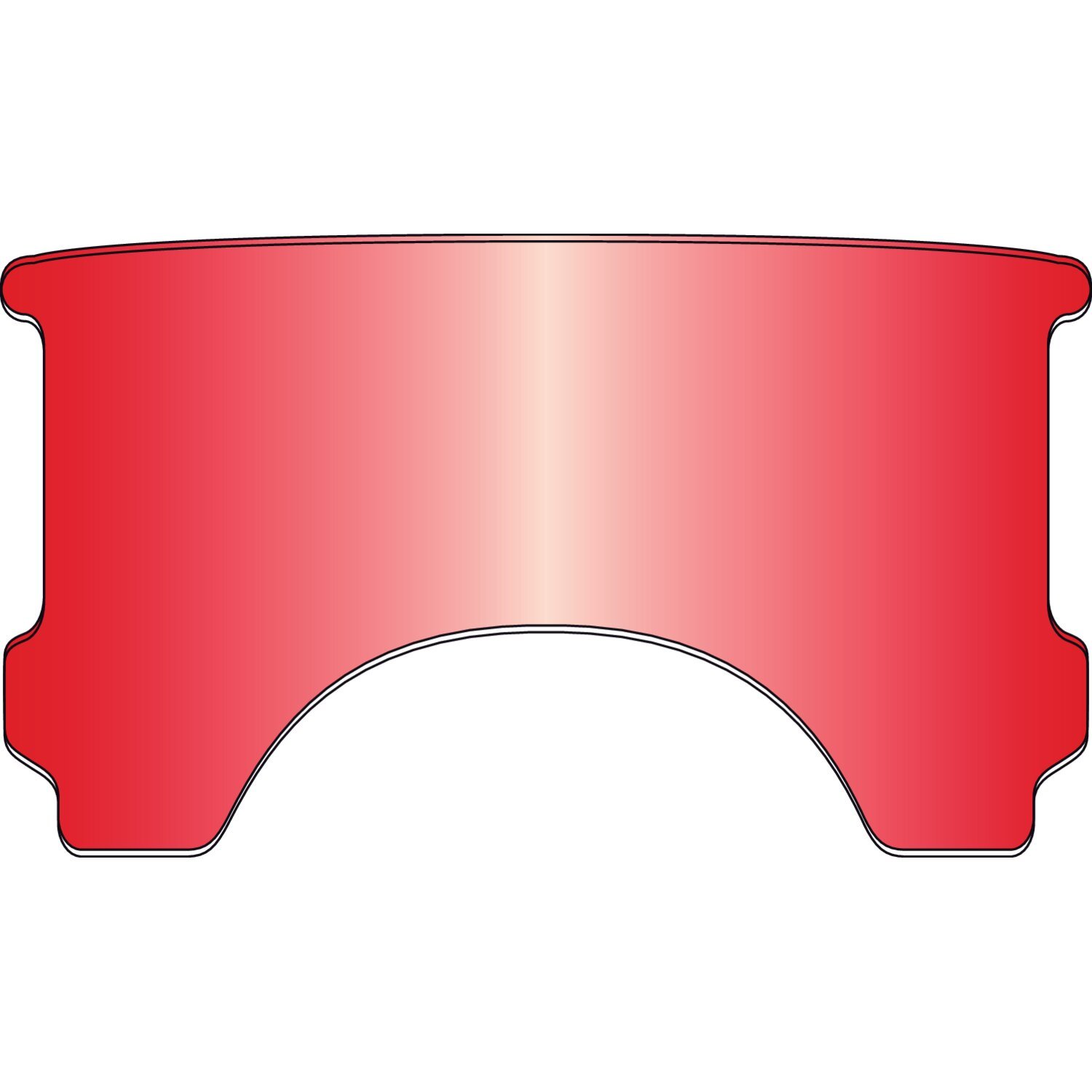 National Cycle, repl. adj. lower window (style C, Red