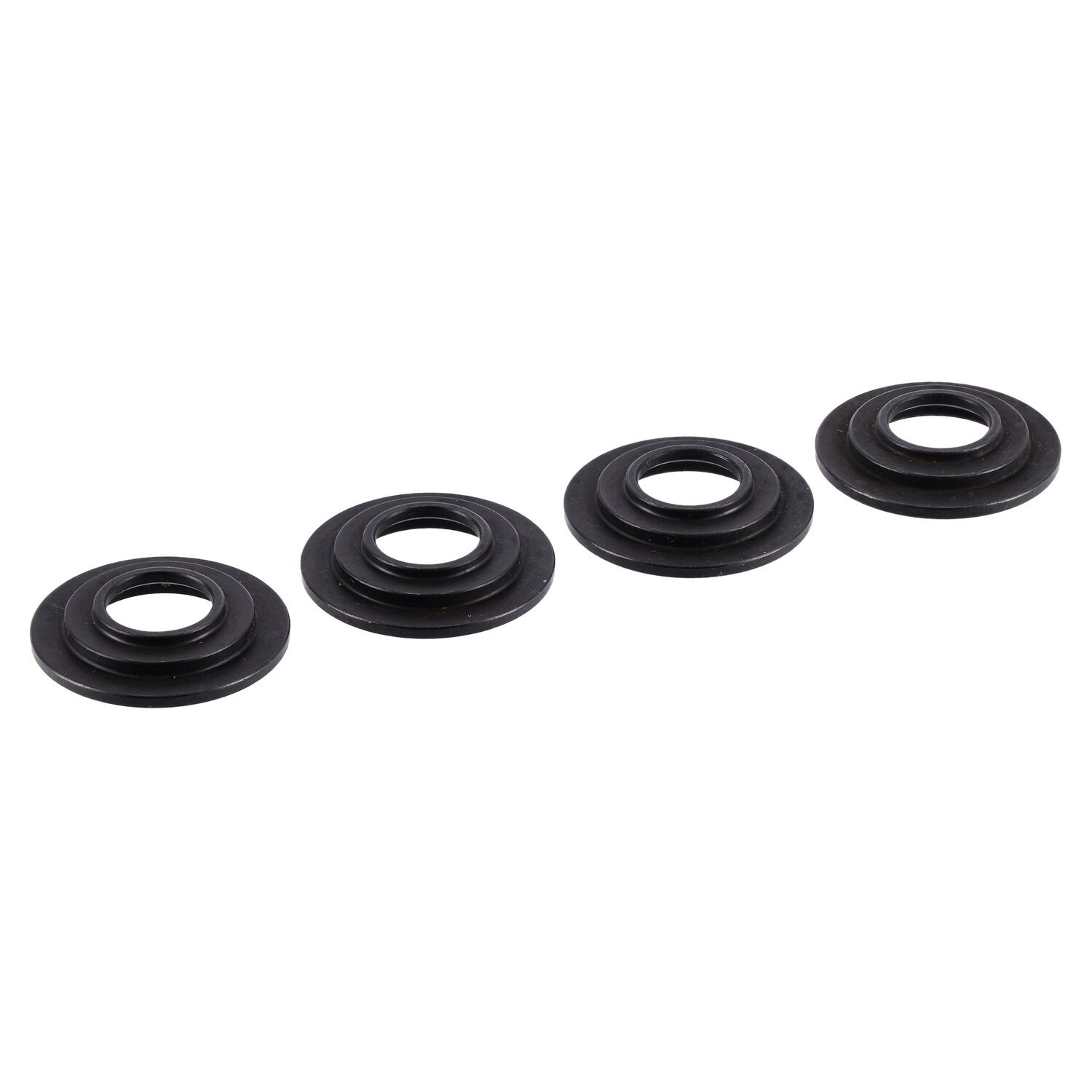 Manley, lower valve spring collar set. +.050", Black, Matte