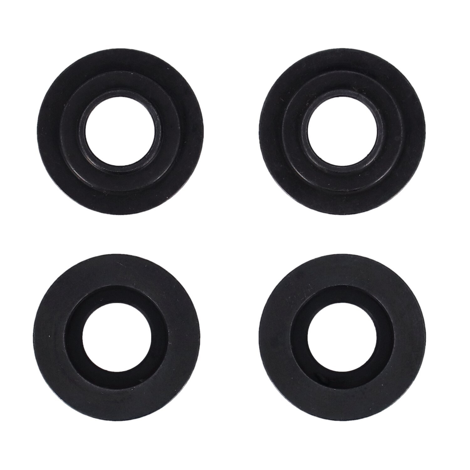 Manley, lower valve spring collar set. +.050", Black, Matte