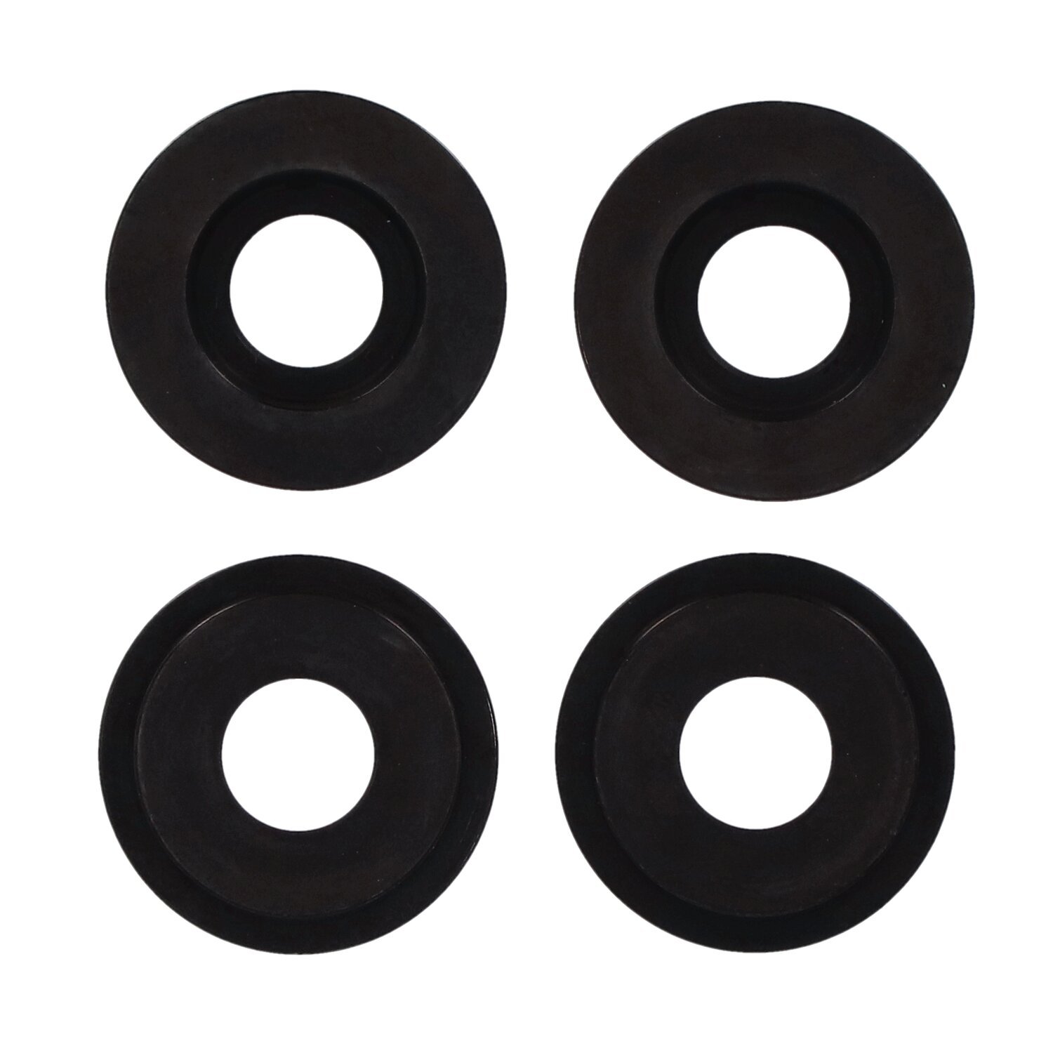 Manley, lower valve spring collar set. +.030", Black, Matte