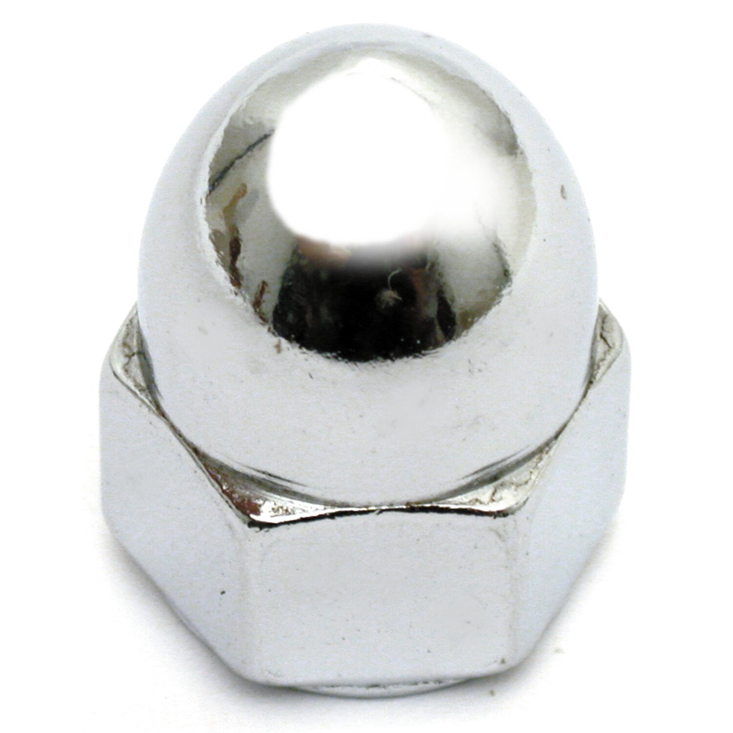 1/2-20 acorn nut chr, storm grey black tracker Silver, Chrome